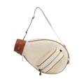 thumbnail image 3 of Bolsas de raqueta de tenis transportando organizador impermeable portátil para adultos multipropósito de adultos bádminton bolsita de hombro ajustable Marrón, 3 of 8
