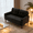 Black, variant on Gewnee 50.79”Loveseat Couch,Modern Small Sofa with Removable Back Cushions,2-Seater for Apartment,Cafe,Office.Navy Blue