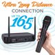 thumbnail image 4 of Sistema de micrófono inalámbrico Pyle PDWM2135 VHF Dual Black, 4 of 9