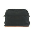 thumbnail image 1 of Pre-Owned Hermes Bolide Pouch MM Women's Cotton,Leather Pouch Black (Good), 1 of 9