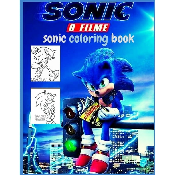 sonic  sonic the hedgehog coloring book for kids and adults with fun  easy and relaxing coloring books for adults and kids 24 48 812