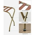 thumbnail image 4 of Luggage Racks Pack of 2 Holds up to 100lbs for Guest Room Suitcase Stand for Bedroom Golden, 4 of 8