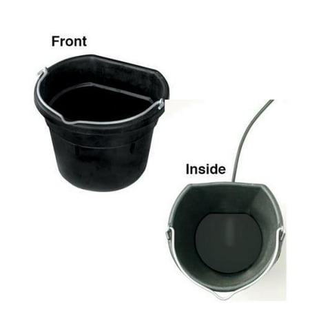 - Farm Innovators Rubber Heated Flat Back Bucket