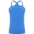 thumbnail image 2 of YONGHS Kids Girls Dance Tank Tops Spaghetti Strap Racerback Gymnastic Yoga Shirts Camisole Undershirts Blue 2-3, 2 of 5