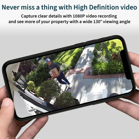 Arlo - Essential Spotlight Camera – Indoor/Outdoor Wire-Free 1080p Security Camera - White