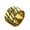 Gold, variant on Men's 14mm Vintage Stripes Stainless Steel Hip Hop Ring Band Finger Jewelry Rainbow Size 8