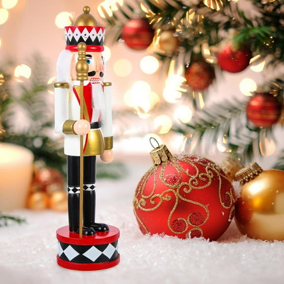 MERRYHAPY 1Pack Nutcracker Christmas Decoration Nutcracker Statue 30Cm