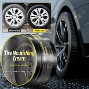 Tire Protection Gel, UV Defense Tire Gel, Multi-Functional Tire Nourishing Cream, Long-Lasting Tire Shine, Easy Apply Tire Care Product, Safe for All Tire Types