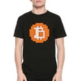 thumbnail image 1 of Bitcoin Cryptocurrency Logo T-shirt, 1 of 3