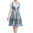thumbnail image 4 of Drses‌‌ ‌Bavarian Traditional Costume 3-Piece Set - Oktoberfest Dress with Apron & Blouse, 4 of 7
