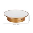 thumbnail image 2 of OULII Turning Board Rotating Diaplay Stand Golden ABS 1Set For Photography Live Streaming And Product Showcasing, 2 of 7