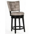 thumbnail image 1 of Hillsdale Kaede 40.25" Wood Transitional Counter Stool in Gray, 1 of 10