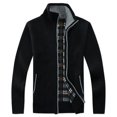 thumbnail image 4 of MenKnittedCoatCardiganAutumnWinterZipperOuterwearMenCasualStandCollarSweater, 4 of 5