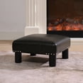 thumbnail image 5 of Jules Square Accent Footstool Ottoman Navy Blue, 5 of 5