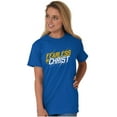 thumbnail image 4 of Christian Fearless in Christ Jesus Men's Graphic T Shirt Tees Brisco Brands S, 4 of 6