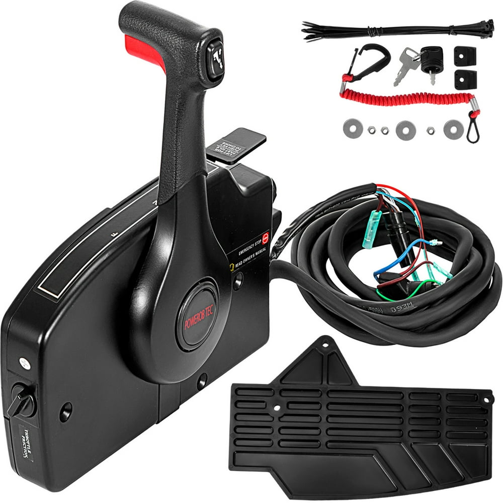 VEVOR Boat Throttle Control 881170A15, Remote Control Box, Outboard