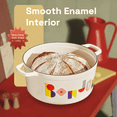 thumbnail image 6 of CAROTE 5QT Enamel Cast Iron Dutch Oven, 9.5 Inch Round Soup Pot with Lid, Induction Compatible,Colorful, 6 of 7