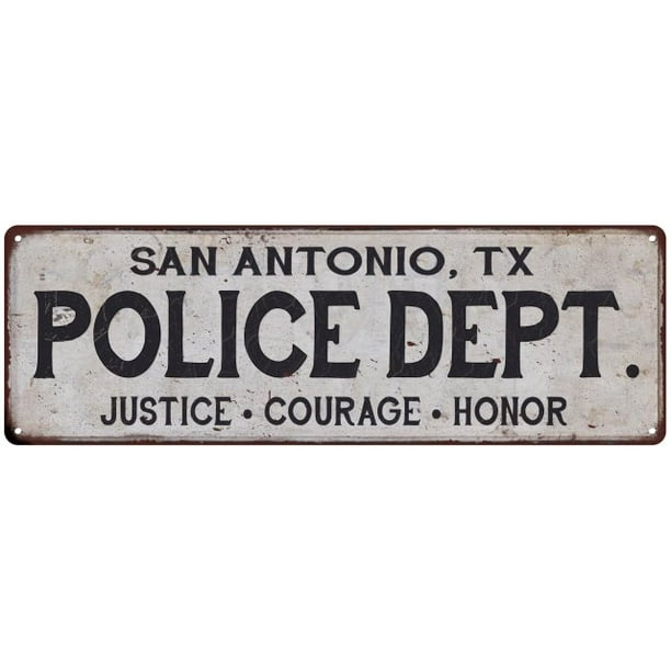 San Antonio Tx Police Dept Home Decor Metal Sign Gift 6x18 206180012004 Com - Home Decor San Antonio Tx San Antonio Tx Police Dept Home Decor Metal Sign Gift 6x18 206180012004 Com - Home Decor San Antonio Tx