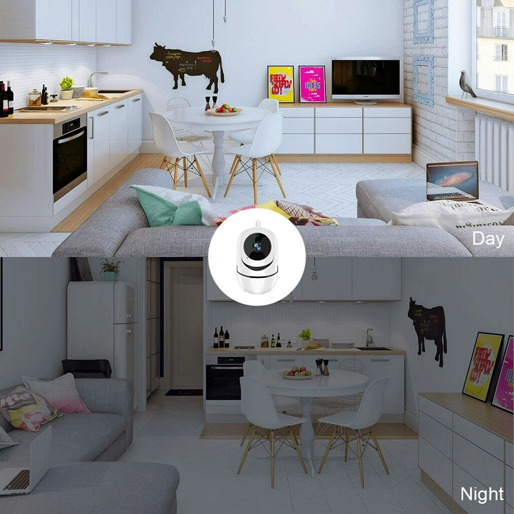 Aniceparthy Brand New Wide Angle 1080P HD Indoor Security Camera Baby Pet Monitor, WiFi Wireless Mini CCTV Camera with App w 32GB SD Card