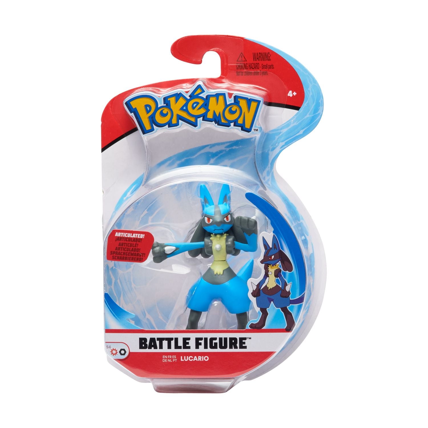 Pokémon Battle Figure Lucario 3 Inch Series 4 Single Pack