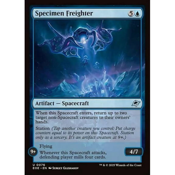 MtG Edge of Eternities Uncommon Specimen Freighter (FOIL) #76