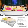 thumbnail image 3 of Yiaed Donuts Print Car Windshield Sunshade Front Auto Car Front Window Sun Shade Foldable Sun Visor Shield Cover Auto Accessories for Sedan SUV Truck-Medium, 3 of 5