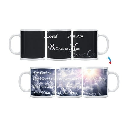 

Color Changing! John 3:16 ThermoH Exray Coffee Mug