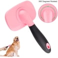 thumbnail image 2 of Cepillo para Perros y Gatos Peine de Aseo para Perros y Gatos de Pelo Largo y Corto - Rosa, 2 of 5