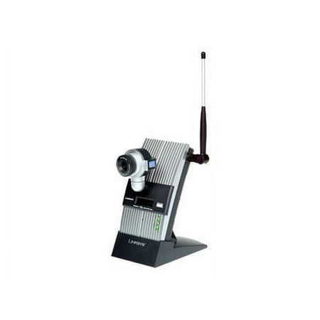 Linksys Wireless-G Internet Video Camera WVC54G - Network surveillance camera - color - 640 x 480 - audio - wireless - Wi-Fi - LAN 10/100 - MPEG-4, ASF
