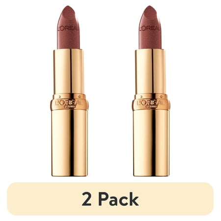 (2 pack) L'Oreal Paris Colour Riche Original Satin Lipstick for Moisturized Lips, 825 Bronzine