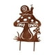 thumbnail image 2 of Yard Stake Señal de Jardín Metálica Creativa con Animales y Hongos Placa Decorativa para Camino Adorno Vintage para Patio y Césped Fácil de Instalar, 2 of 9