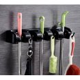 thumbnail image 2 of Multi-functional magic plastic mop rack card holder hook mop rack broom drain storage rack, 2 of 5