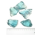 thumbnail image 2 of Uxcell Fire Glass for Fire Pit, 1.18"-1.97" High Luster Reflective Glass Rocks, Turquoise, 2 of 5