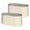 White, variant on SnugNiture Raised Garden Bed 4×2×2 ft Planter Boxes Outdoor for Planting Plants (2pcs)
