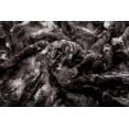 thumbnail image 3 of Chanasya Wolf Pattern Tie-Dye Faux Fur Throw Blanket - Gray, 3 of 3