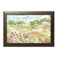thumbnail image 1 of Gango Home Decor Contemporary Simply Petals VIII by Anne Tavoletti (Ready to Hang); One 18x12in Brown Framed Print, 1 of 3
