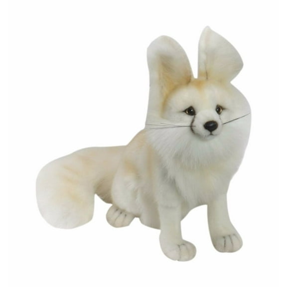 Hansa Seated Arctic Fox Plush Toy