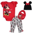 thumbnail image 1 of Set de ropa Disney Minnie Mouse para recién nacida y niña, 4 piezas, 1 of 6