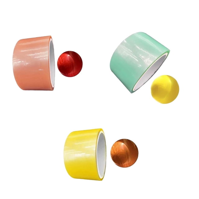 Kit de Bolas Pegajosas con Cinta Giratoria, Set de Manualidades Innovador Estilo T