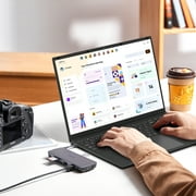 SANPTENT 16 Laptop, 16GB RAM 512GB SSD Windows 11 Pro Computer, 4-Core Intel Alder Lake N95, 1920*1200 IPS Screen, FingerPrint, Backlit Keyboard