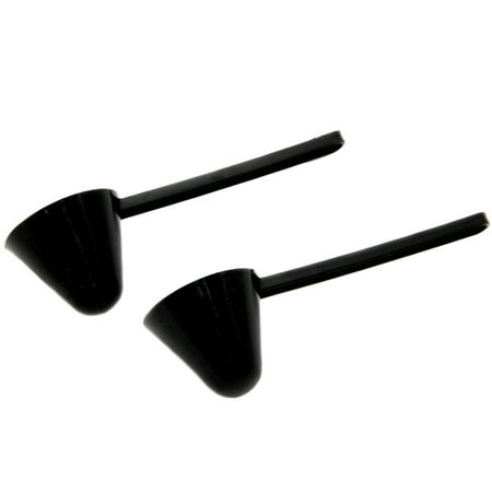 

Chef Craft Classic Plastic Coffee Scoop 1 Ounce 2 Piece Set Black