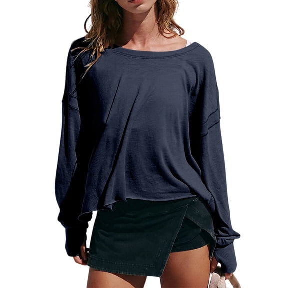 Ankishi Open Back Workout Tops for Women Cropped Casual Athletic Shirts Open Back Athletic Top for Running Yoga Sports Exercise