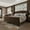 Brown, variant on Sailvan Queen Size Upholstered Bed, Modern Chenille Sleigh Bed Frame with Scroll Wingback Headboard, Button Tufted,No Box Spring Needed