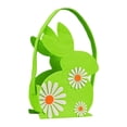 thumbnail image 2 of Cesta de Pascua vacía, regalo de Pascua portátil, recuerdo de fiesta, festival, niño pequeño, bebé, Verde, 2 of 9