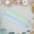 thumbnail image 6 of Unique Bargains 4pcs Toothbrush Travel Case Traveling PP Portable Holders Cases Green Blue 8.07''x1.22''x0.83'', 6 of 7
