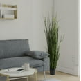 thumbnail image 5 of Vickerman 60" PVC Artificial Potted Green Sheep's Grass and Plastic Grass., 5 of 6