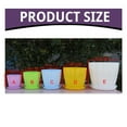 (Clearance) pdqouc Plastic Plant Pots,Plastic Nursery Planters with