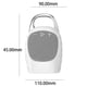 thumbnail image 2 of Funda de silicona Funda protectora a prueba de golpes para JBL Clip 5 (Blanco), 2 of 5