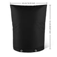 thumbnail image 3 of Backflow Preventer Insulation Cover, Winter Sprinkler Valve Covers for Outside, Winter Freeze Protection Water Well Pump Cover, 1Pcs Pipe Insulation Cover Black 16.9x20.8 In, 3 of 6