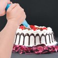 thumbnail image 3 of Esonmus 100pcs/set Cake Decorating Supplies Kit Icing Tips Silicone Pastry Bag Plastic Coupler Flower Nails, 3 of 8